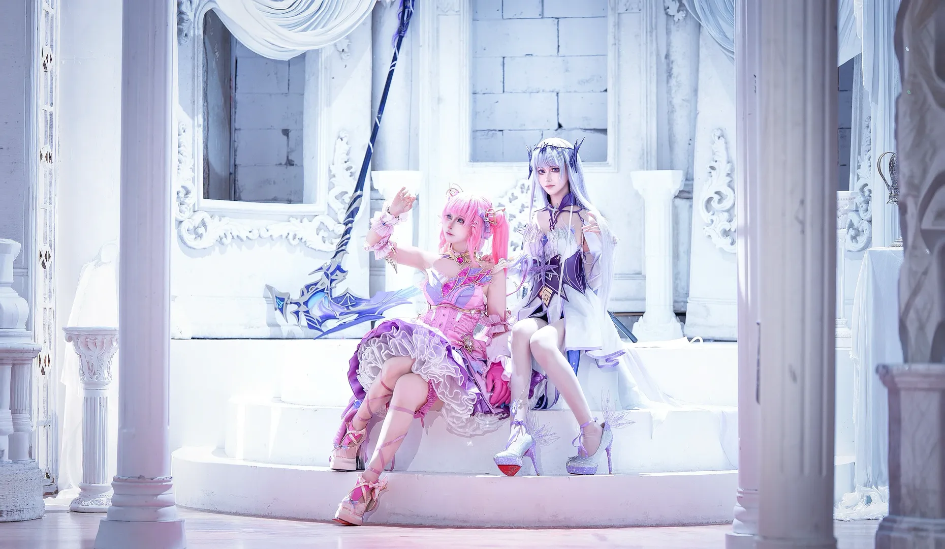 cosplay棚拍, 圣采儿cos, 神印王座, 陈樱儿cos, 双人同框 - 第4张