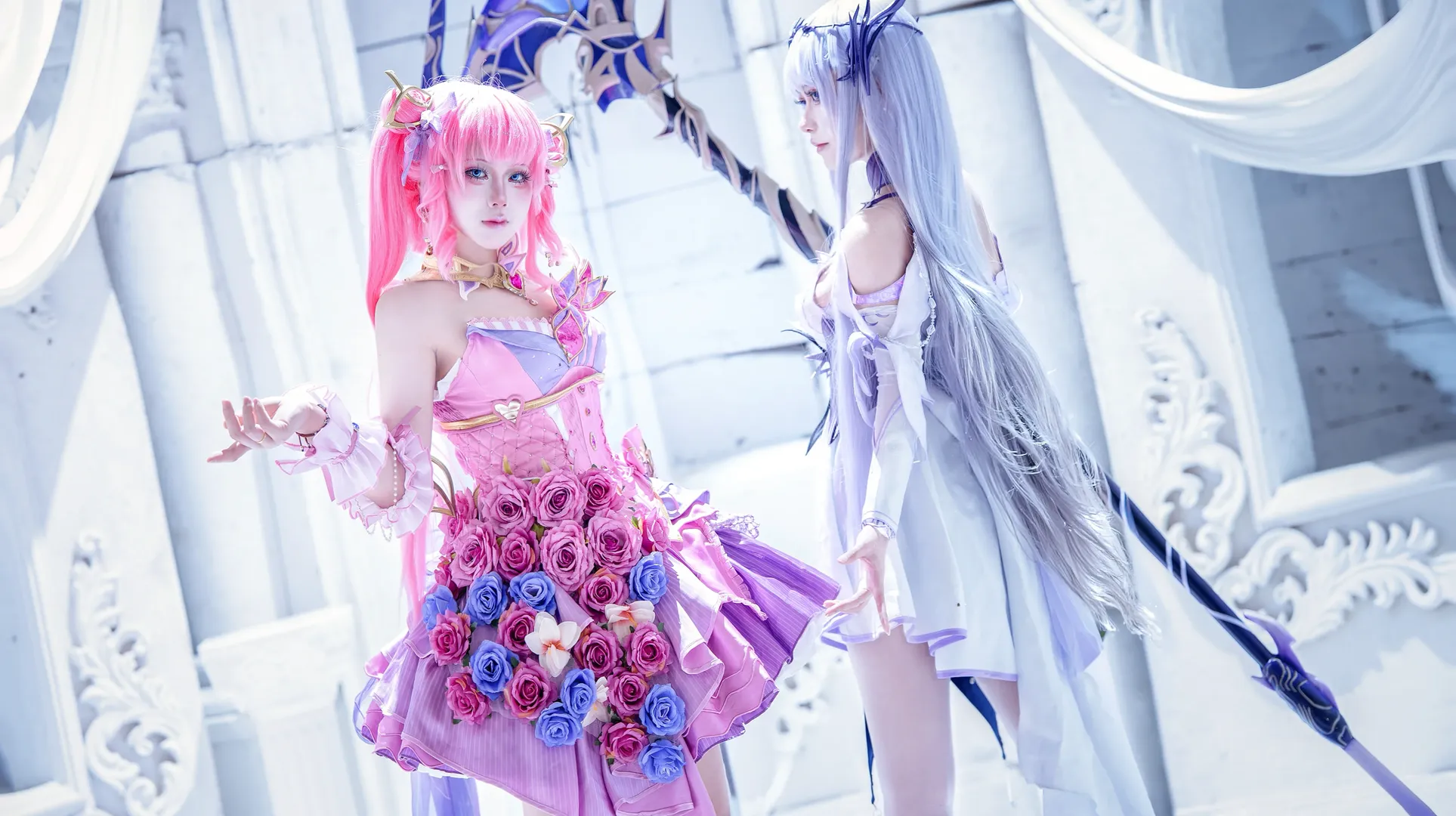 cosplay棚拍, 圣采儿cos, 神印王座, 陈樱儿cos, 双人同框 - 第6张