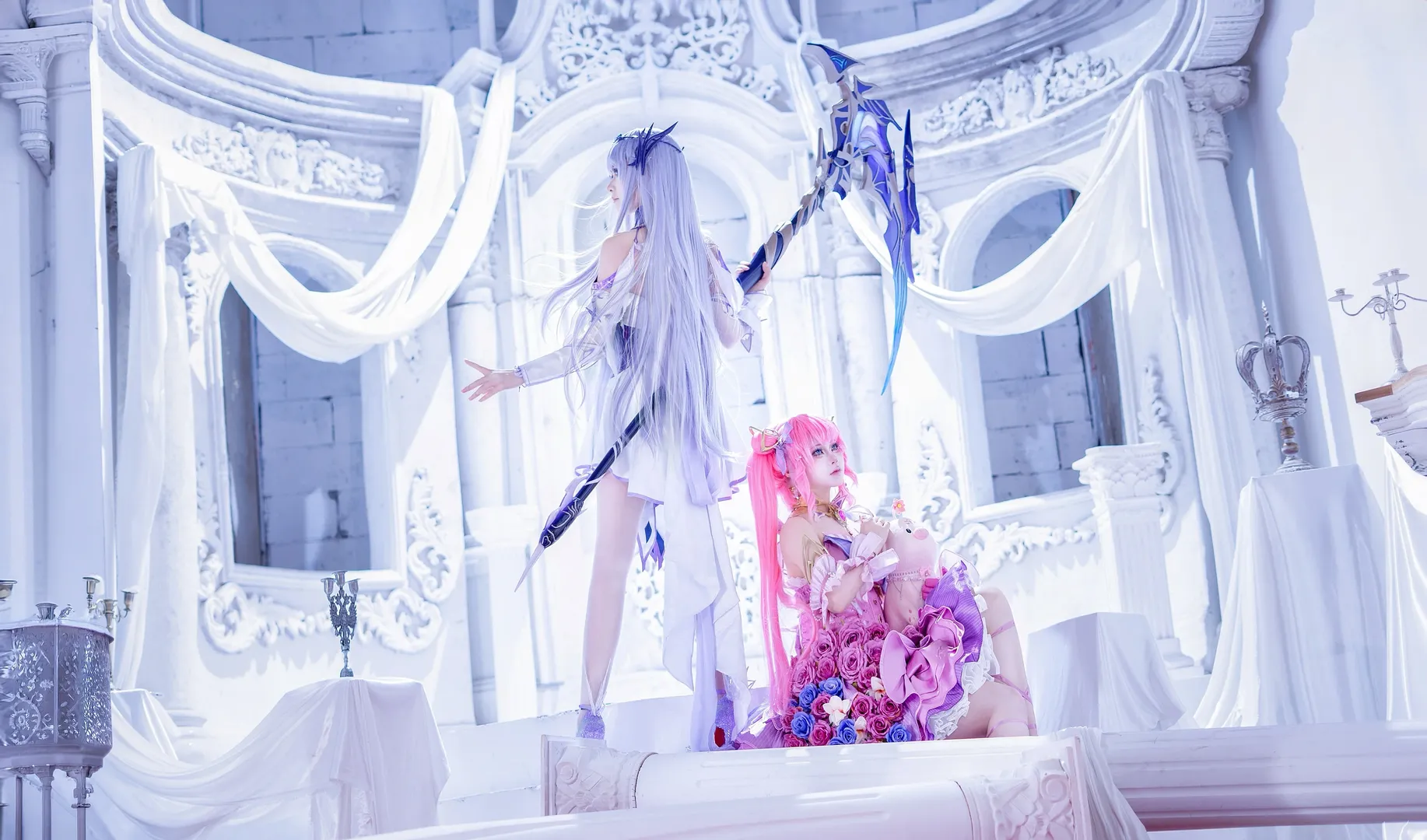 cosplay棚拍, 圣采儿cos, 神印王座, 陈樱儿cos, 双人同框 - 第7张