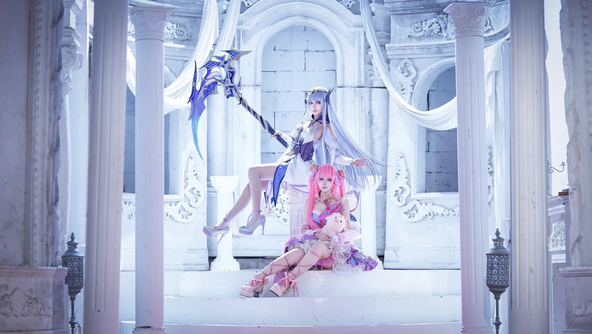 cosplay棚拍, 圣采儿cos, 神印王座, 陈樱儿cos, 双人同框 - 第9张