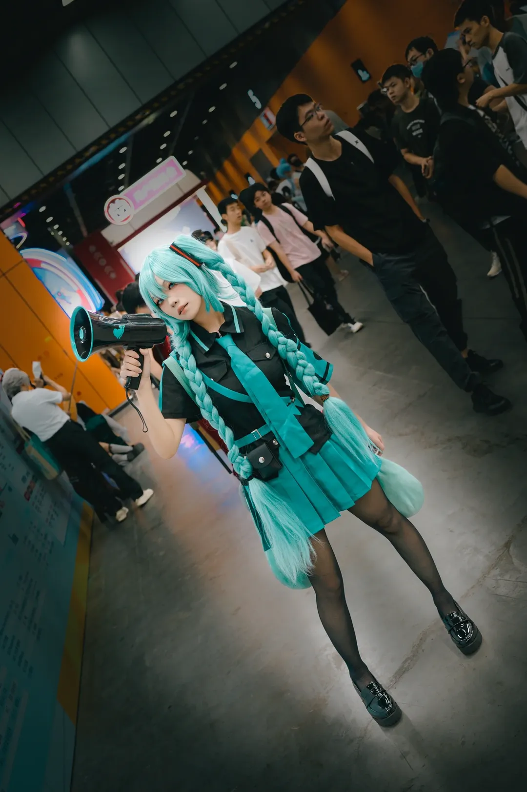 cosplay, Convention photos, Twintails wig, Uniform styling, 2024 CICF - Image 2