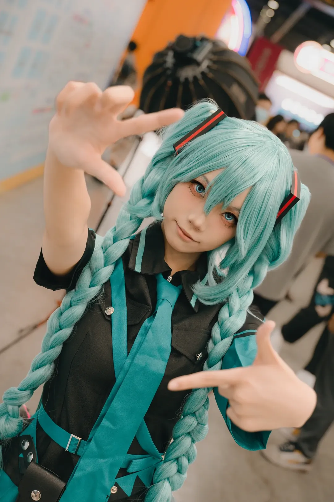 cosplay, Convention photos, Twintails wig, Uniform styling, 2024 CICF - Image 3