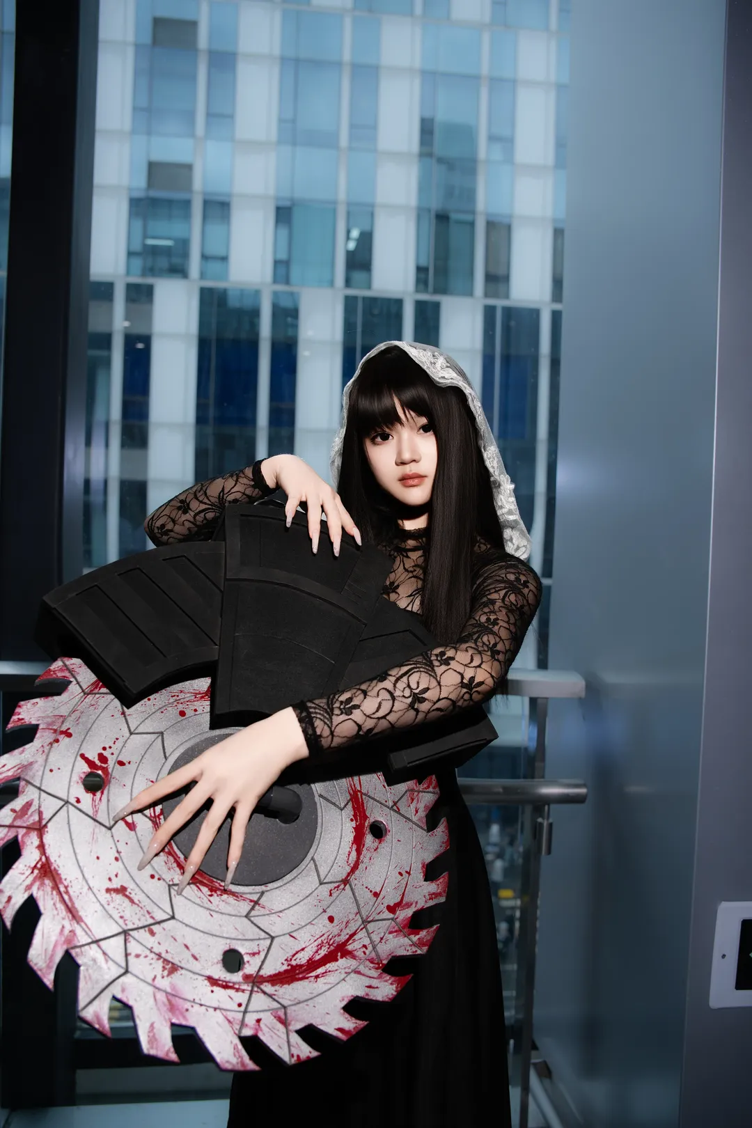 螢火蟲漫展, 漫展攝影, Cosplay分享, 修女cos, 電鋸道具