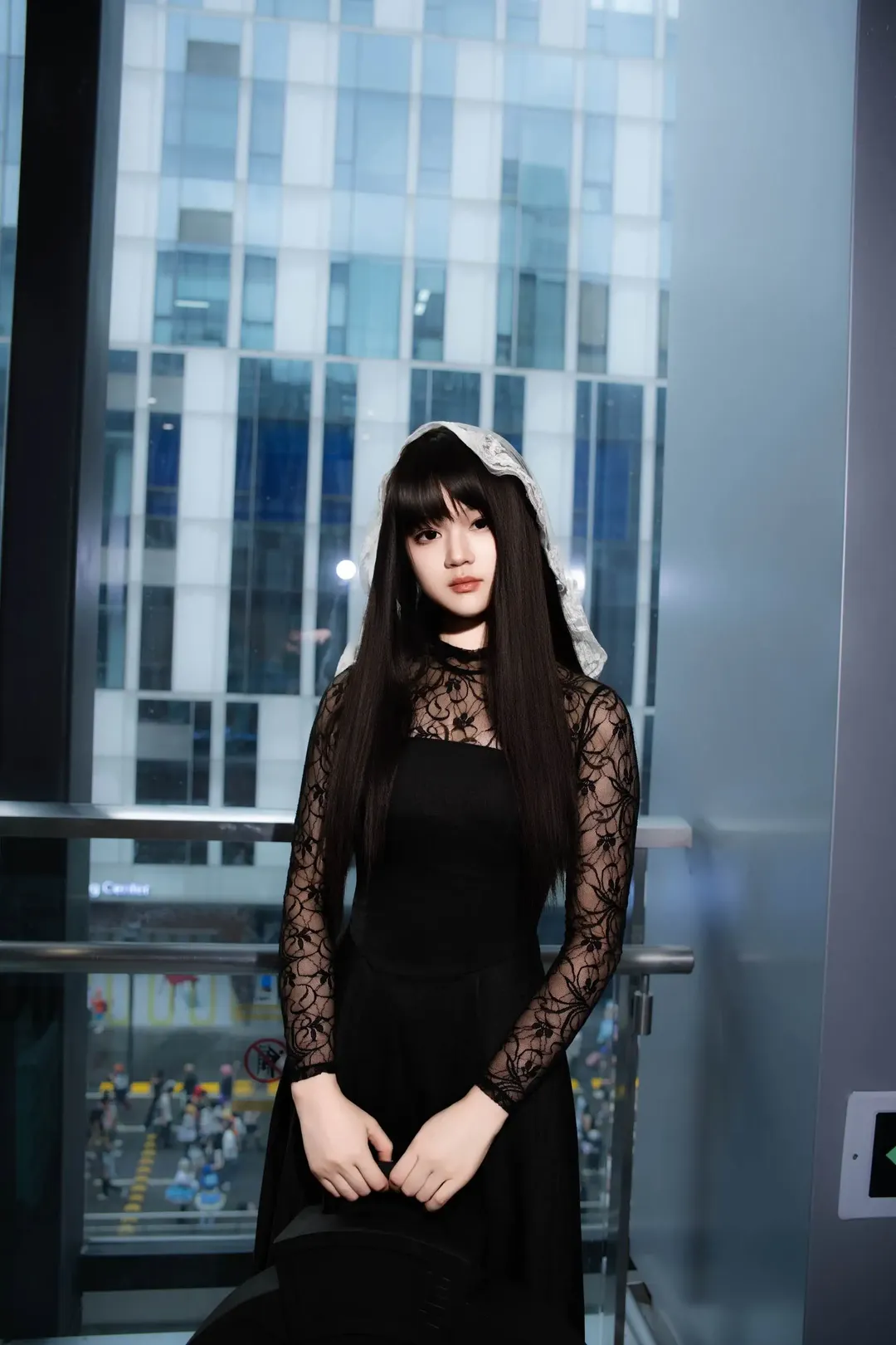 萤火虫漫展, 漫展摄影, Cosplay分享, 修女cos, 电锯道具 - 第3张