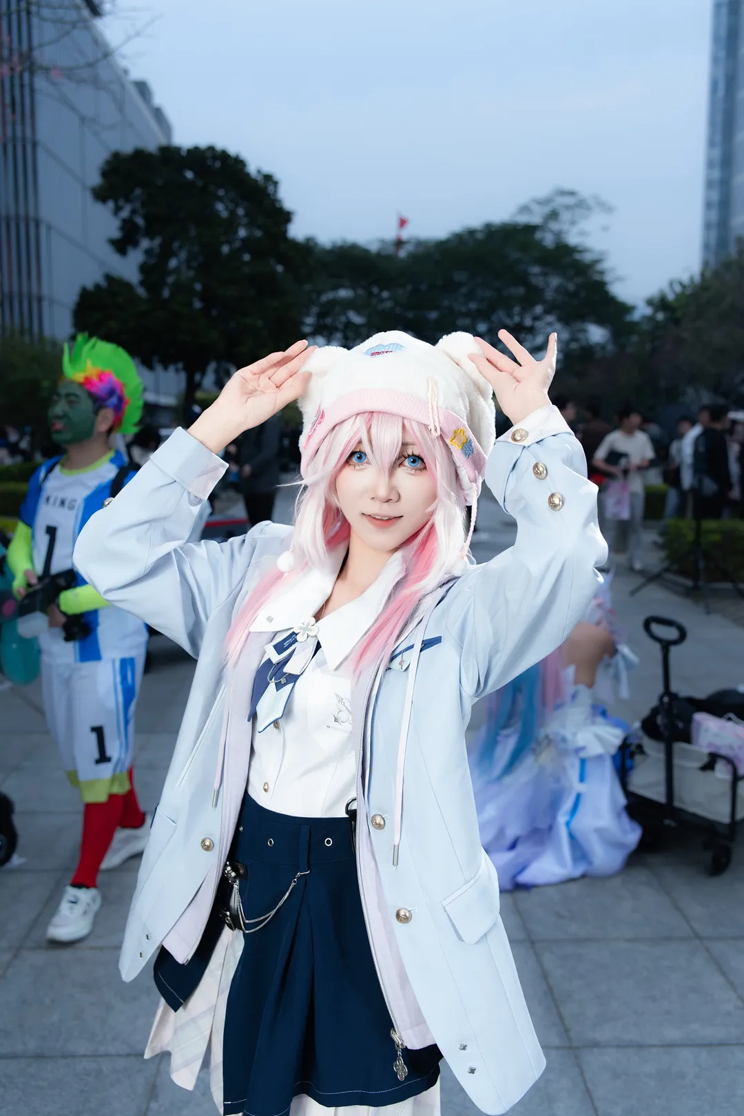 崩坏星穹铁道, 漫展返图, 三月七cos, cosplay日常, 萤火虫动漫嘉年华 - 第1张