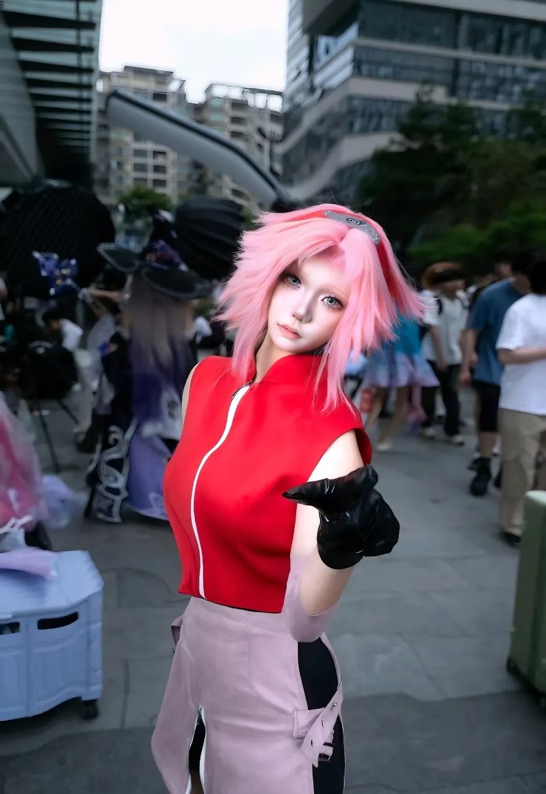 cosplay摄影, 二次元场照, 广州萤火虫漫展, 春野樱cos, 火影忍者 - 第1张