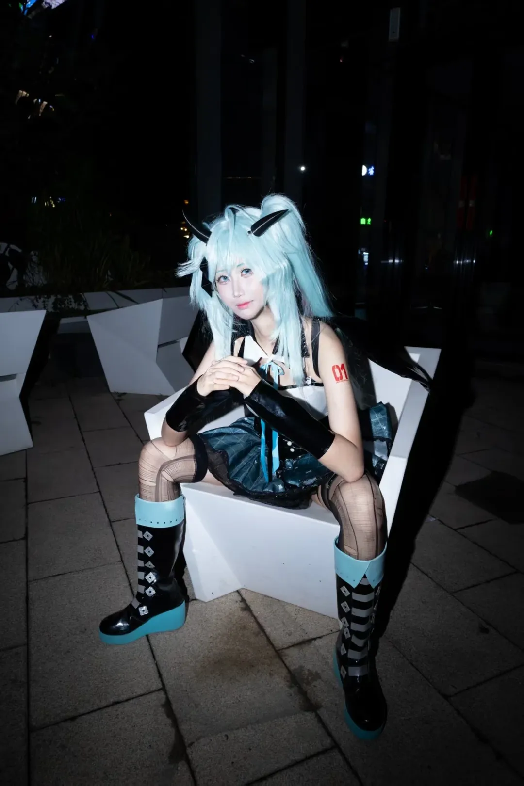 初音cos, cosplay穿搭, Vocaloid, 华乔城摄影, 二次元视觉