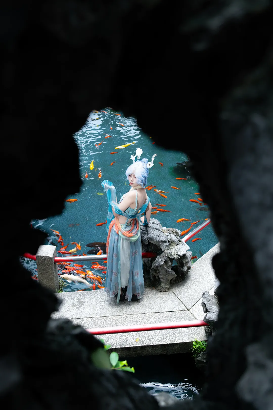 Identity V, Ancient style cosplay, Chinese-style photography, Priestess cosplay, Ancestral Temple - Image 4