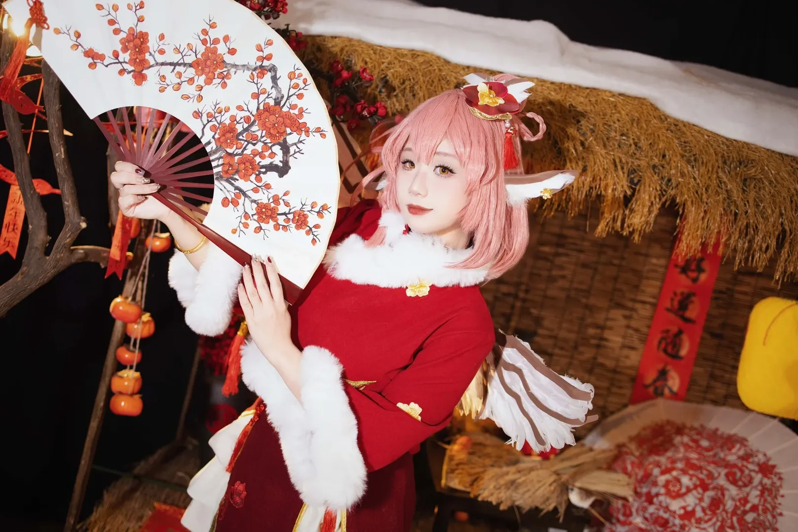 Touhou Project, Cosplay photography, Traditional Chinese style New Year, Touhou Mystia's Izakaya, Mystia Lorelei cosplay - Image 5