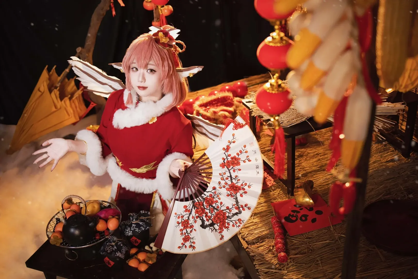 Touhou Project, Cosplay photography, Traditional Chinese style New Year, Touhou Mystia's Izakaya, Mystia Lorelei cosplay - Image 6