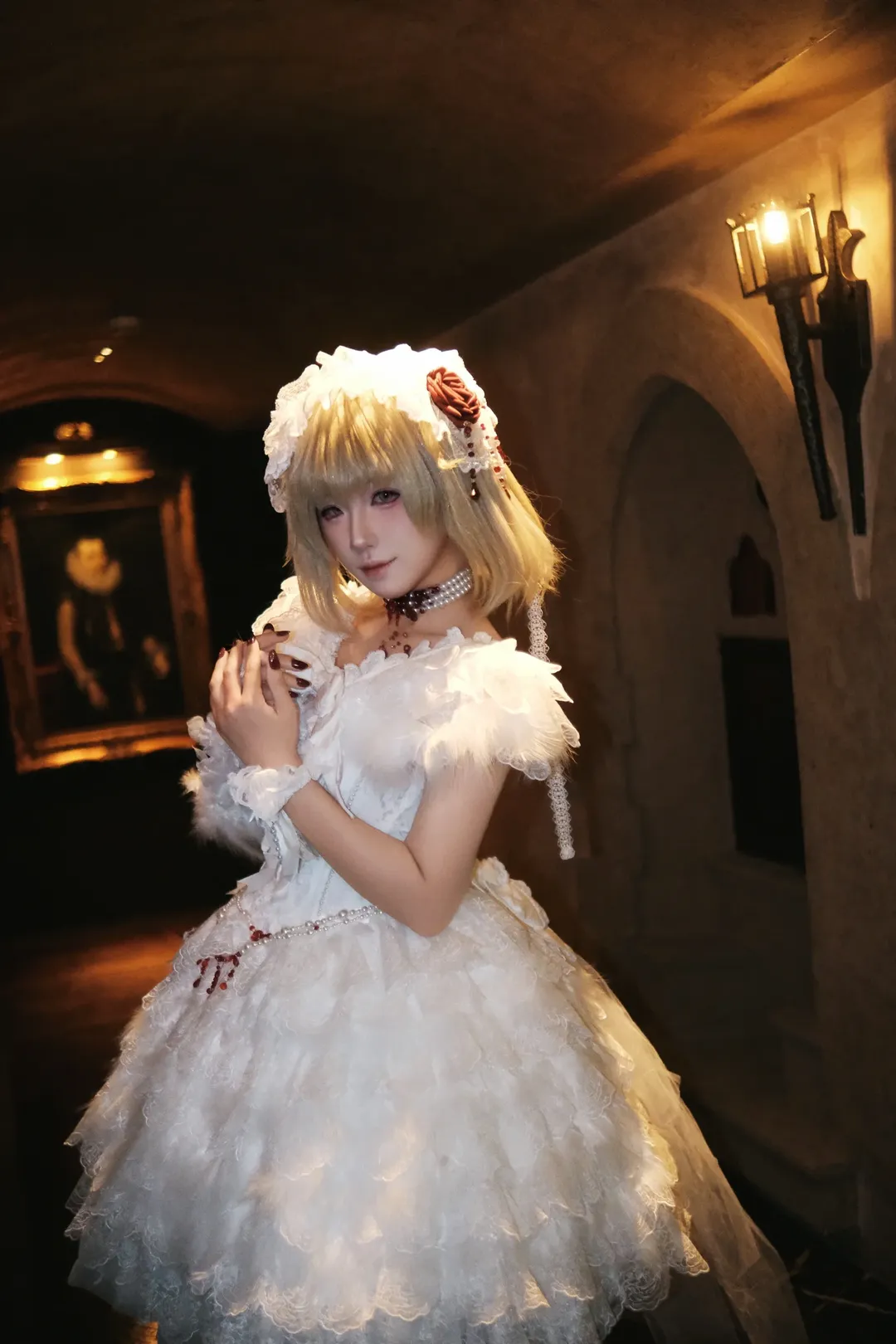 コスプレ撮影, ロリータファッション, ファリン コスプレ, ダンジョン飯, 古城風写真 - 5枚目