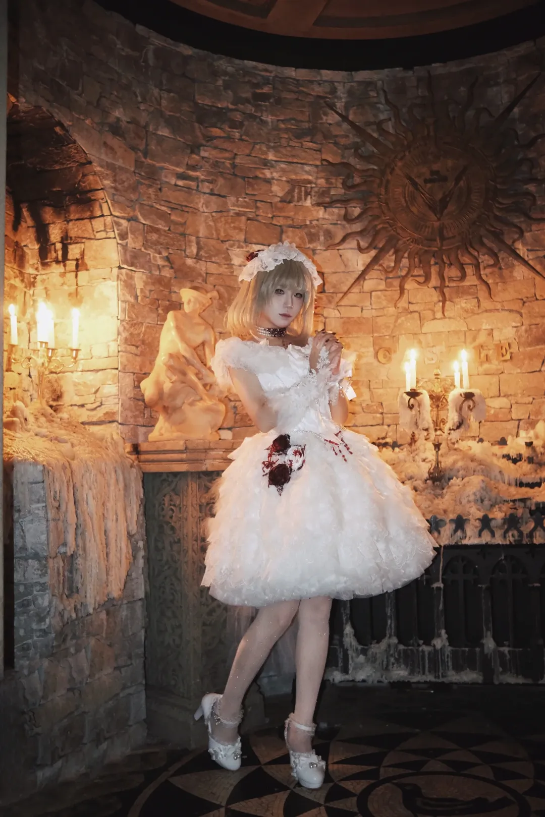 コスプレ撮影, ロリータファッション, ファリン コスプレ, ダンジョン飯, 古城風写真 - 6枚目