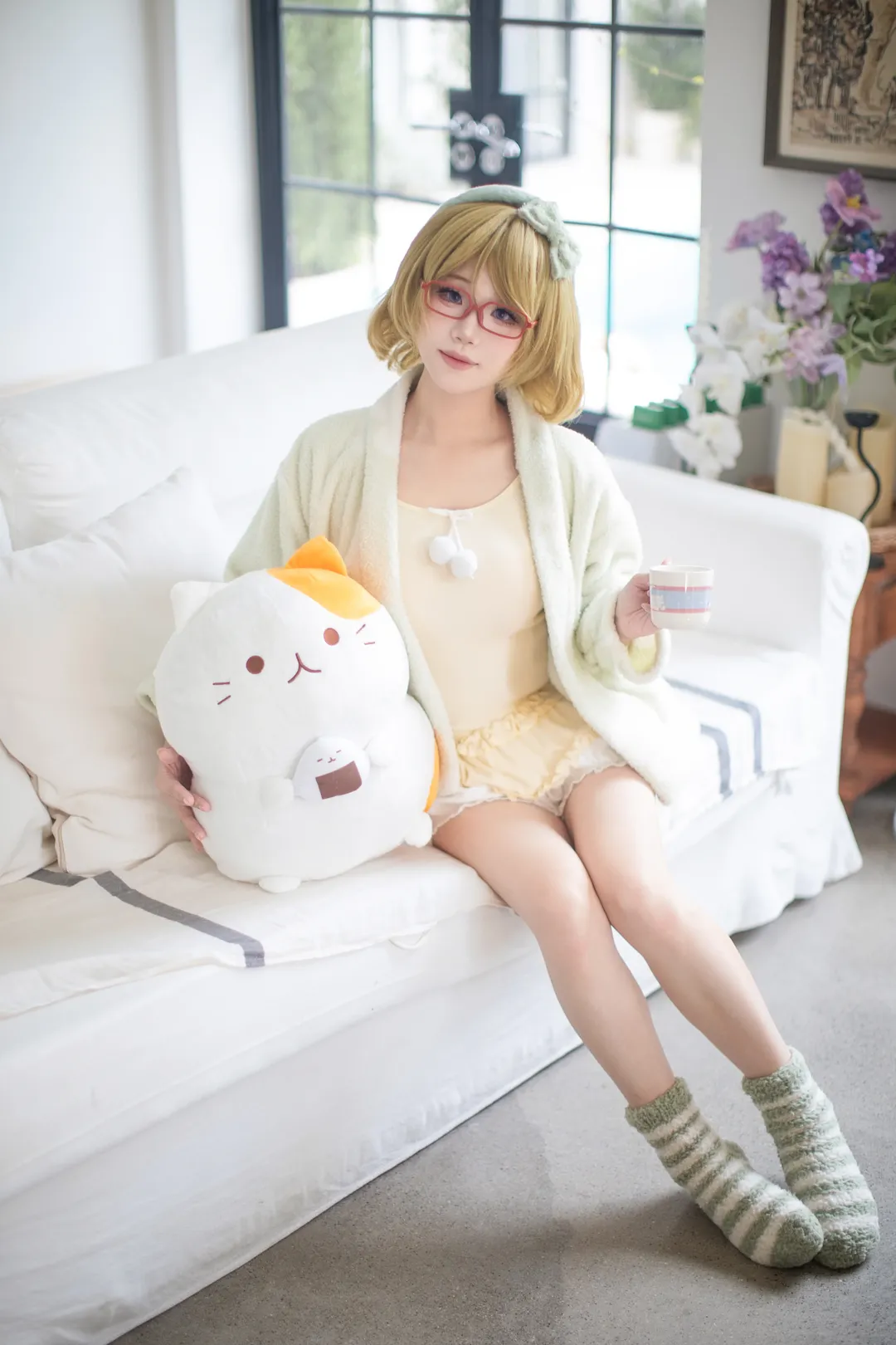 LoveLive, 二次元日常, 小泉花阳cos, 居家cosplay, 缪斯cos