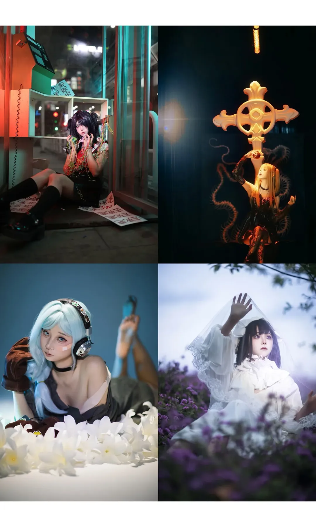 夜景ポートレート, コスプレ撮影, 二次元写真, 厦門での写真撮影, 中華風古装 - 2枚目