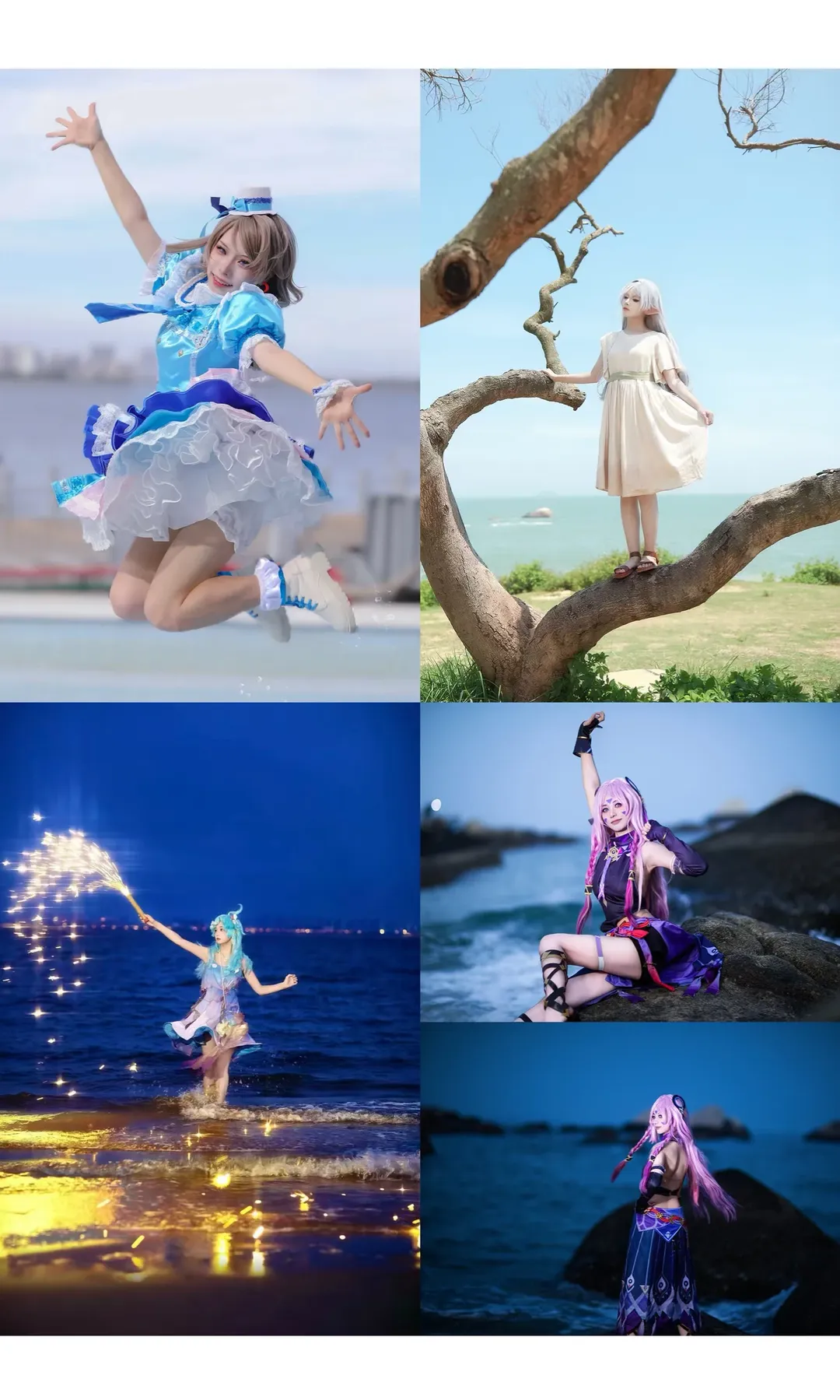 夜景ポートレート, コスプレ撮影, 二次元写真, 厦門での写真撮影, 中華風古装 - 5枚目