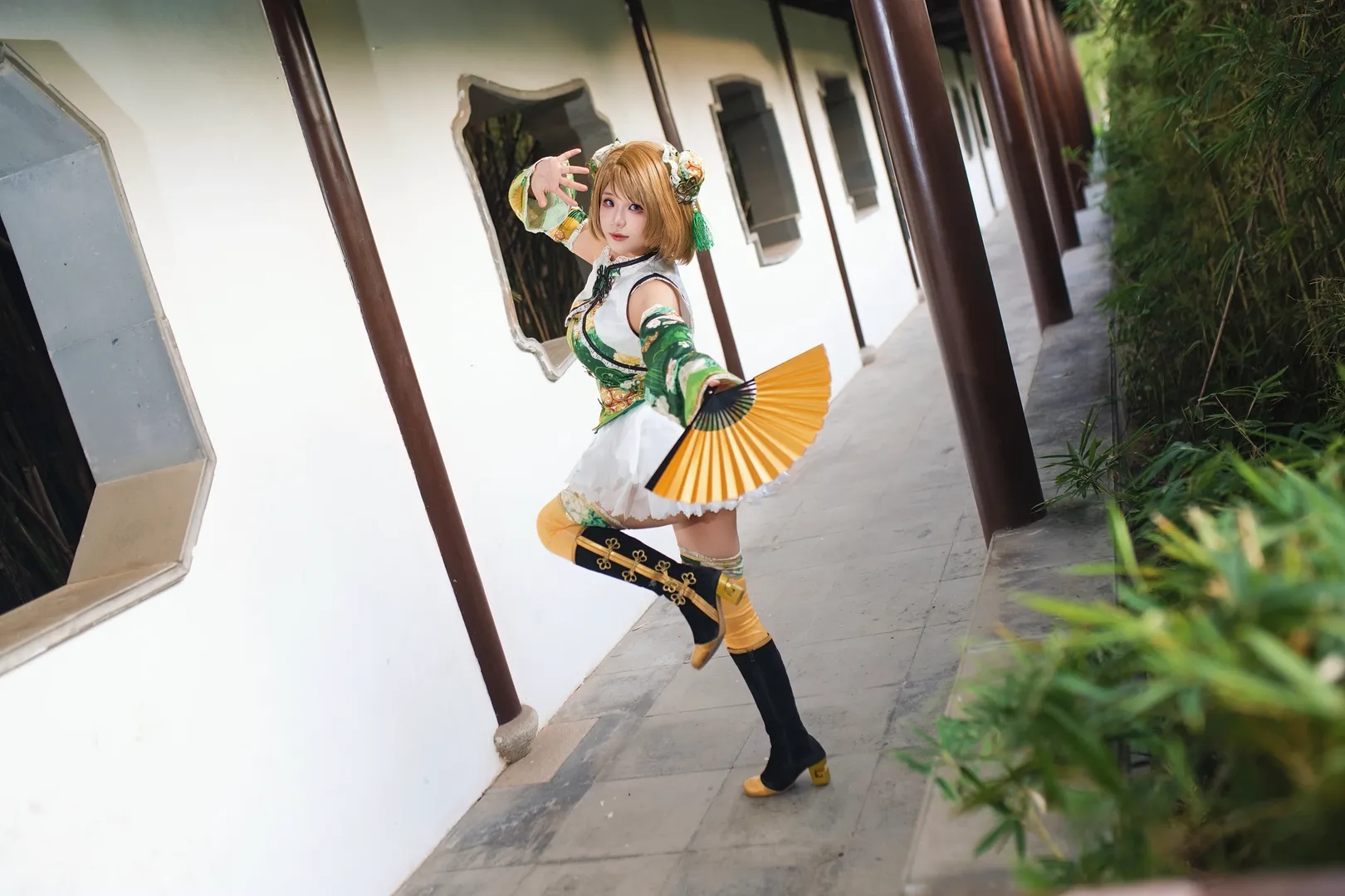 Convention photos, Cosplay photography, Hanayo Koizumi cosplay , Love Live! μ's, Chinese-style clothing