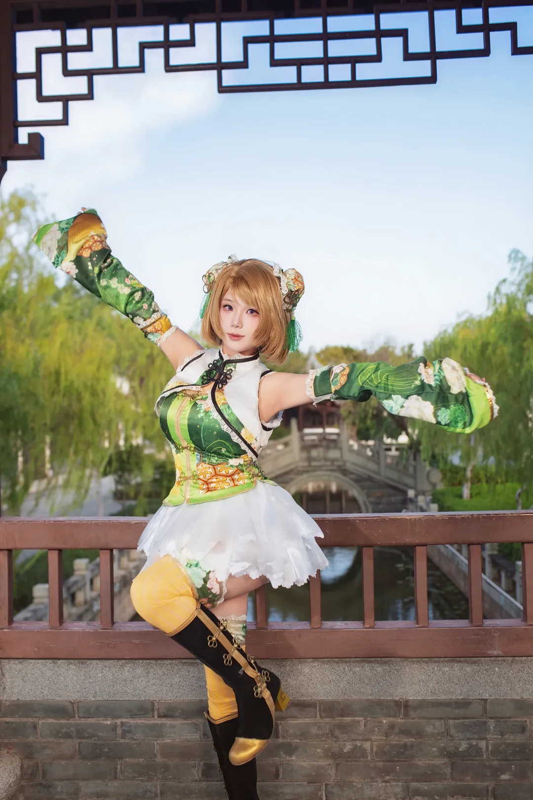 漫展返图, cosplay摄影, 小泉花阳cos, Love Live 缪斯, 国风服饰 - 第5张