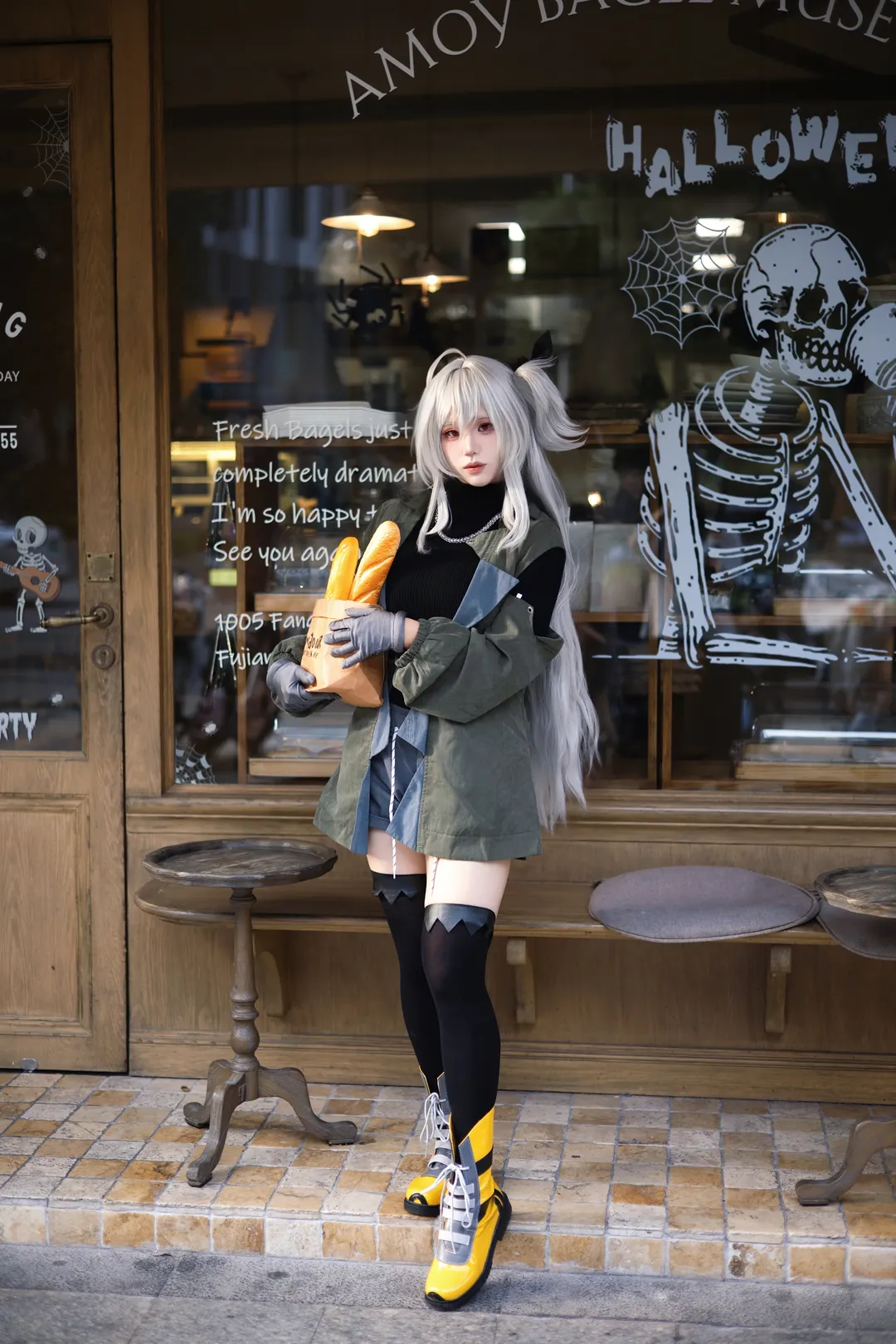 明日方舟, 斯卡蒂cos, cosplay日常, 街角摄影, 慵懒午后 - 第5张