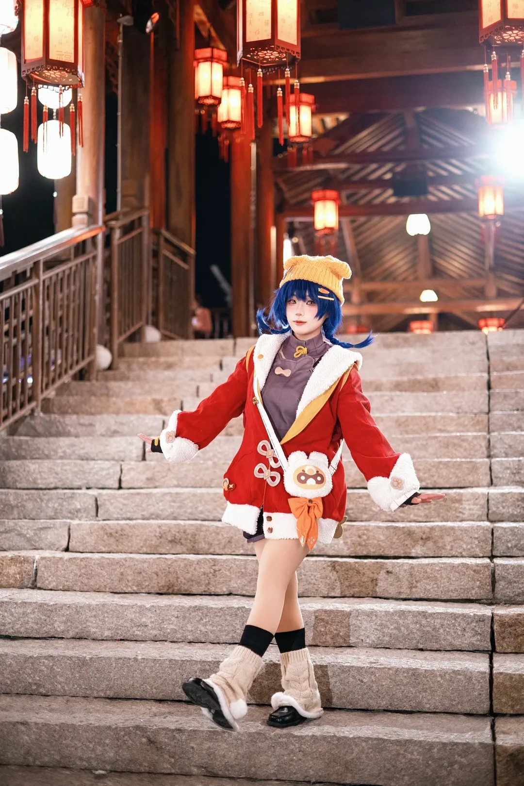 原神, 海灯节, 香菱cos, 夜景人像, 国风cosplay - 第4张