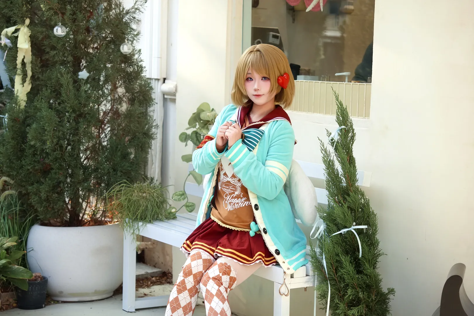 二次元cosplay, 户外人像, 治愈系日常, lovelive, 小泉花阳cos