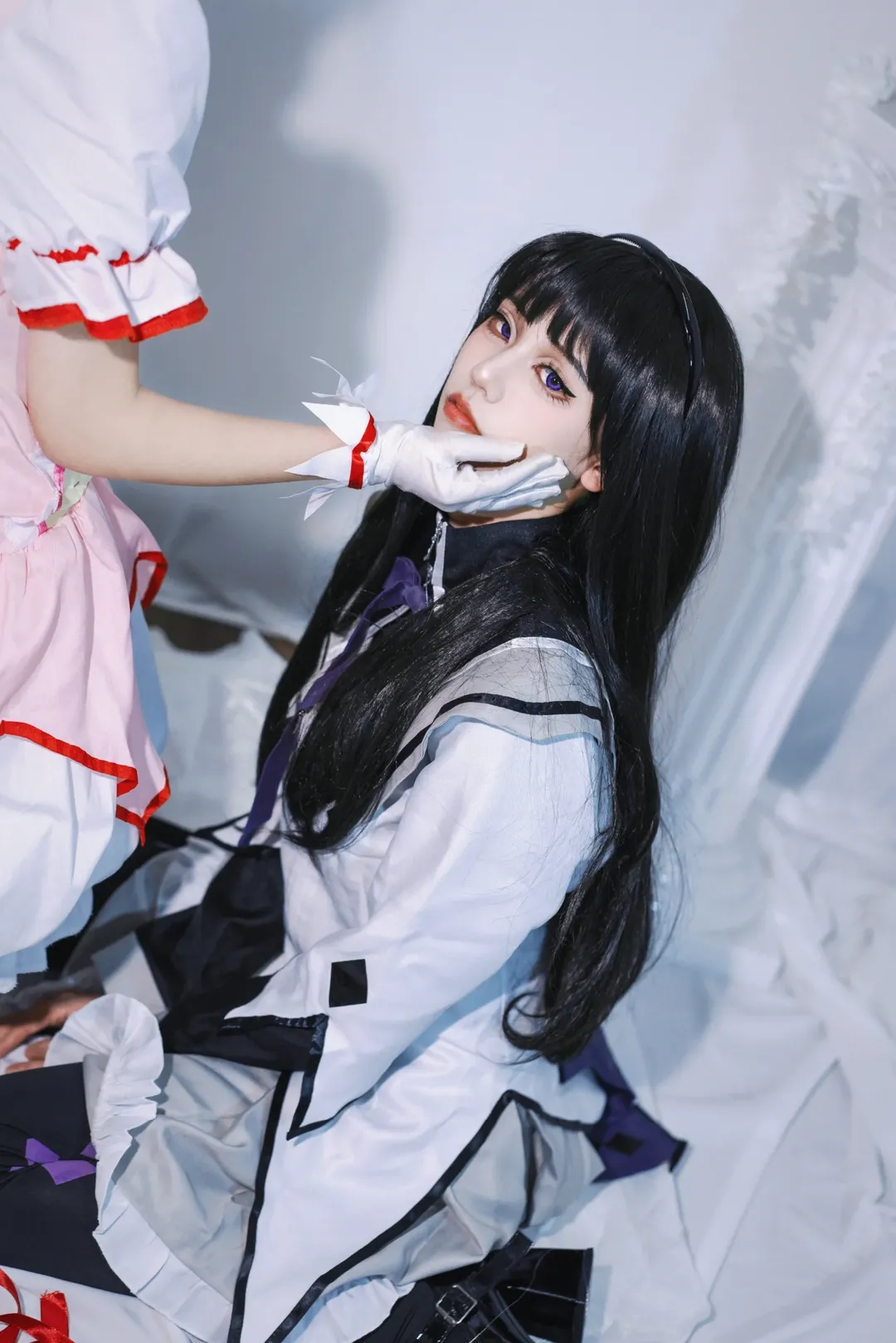 魔法少女小圆, 黑长直, cosplay正片, 自拍馆, 晓美焰cos - 第2张