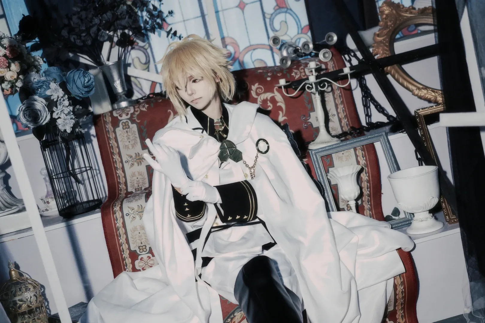 コスプレ, アニメコスプレ, スタジオ撮影, 終わりのセラフ, 百夜ミカエラコスプレ - 1枚目