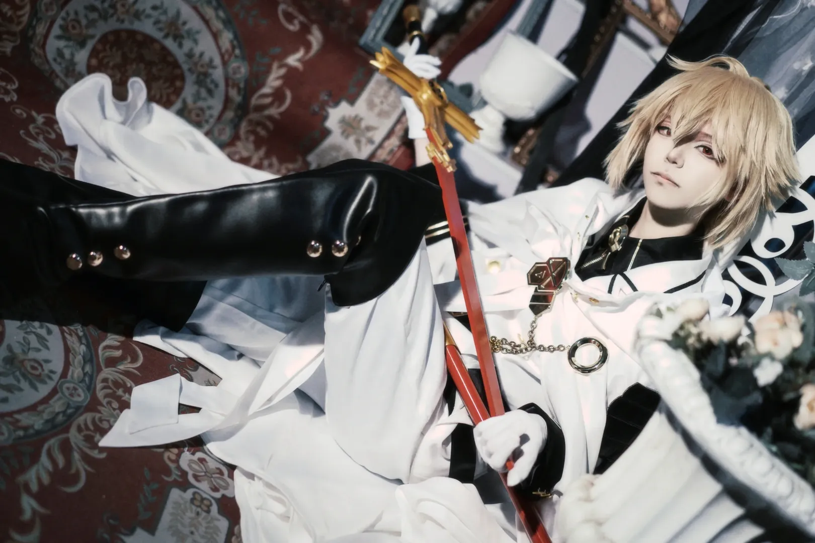 cosplay, 二次元角色扮演, 摄影棚正片, 终结的炽天使, 百夜米迦尔cos