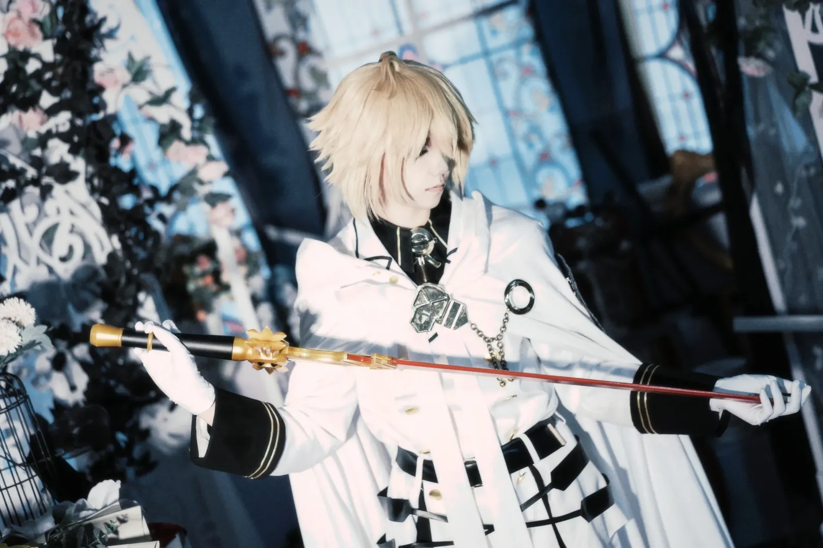 コスプレ, アニメコスプレ, スタジオ撮影, 終わりのセラフ, 百夜ミカエラコスプレ - 4枚目