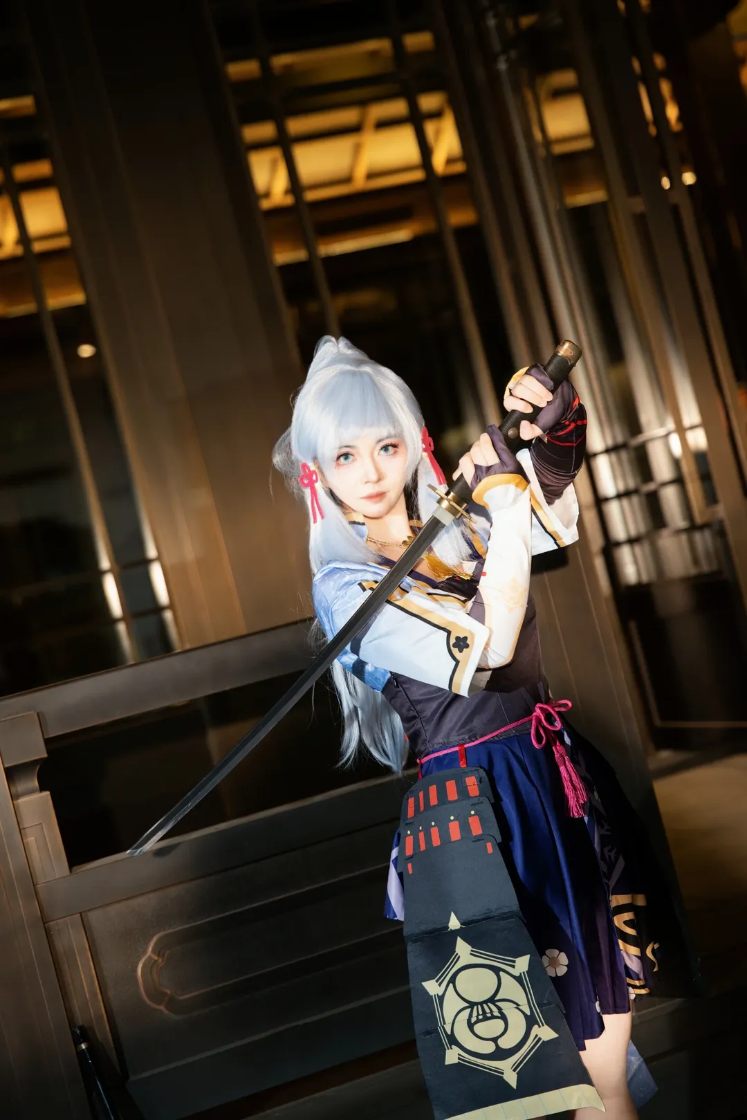 動漫角色還原, 原神, 二次元少女, 神裡綾華cos, cosplay攝影