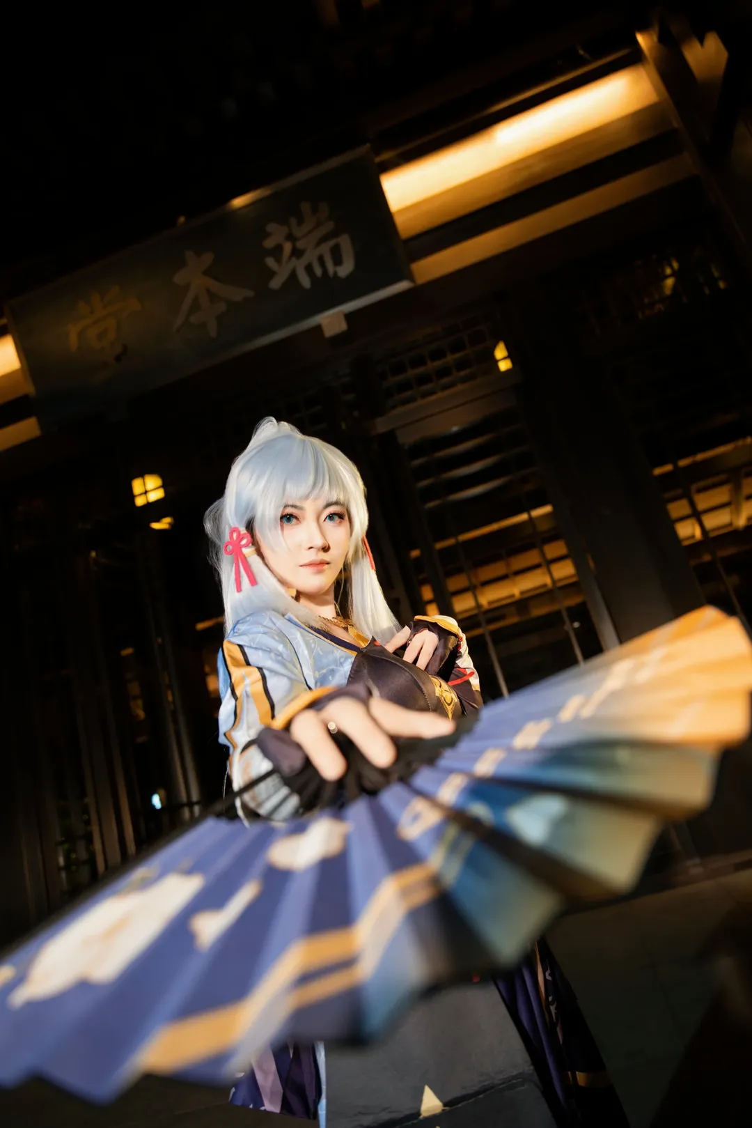动漫角色还原, 原神, 二次元少女, 神里绫华cos, cosplay摄影 - 第6张