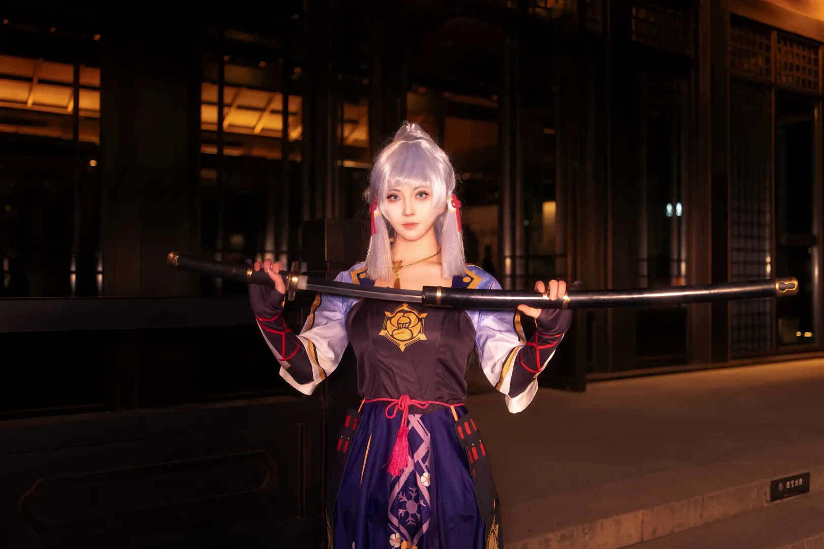 原神, 神里绫华cos, 神里绫华, cosplay摄影, 和风少女 - 第1张