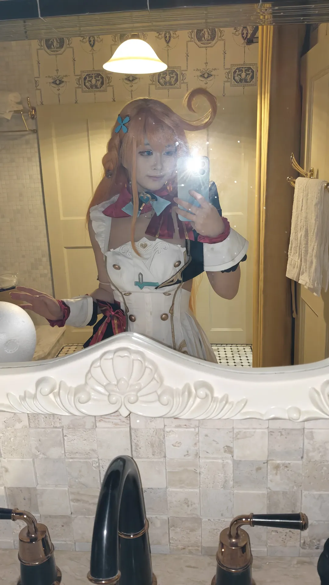 原神, 爱可菲cos, 对镜自拍, cosplay日常, 原神爱可菲 - 第1张