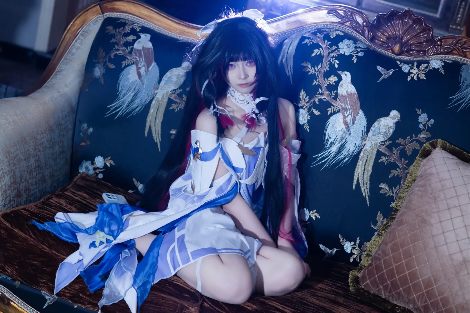 哥伦比娅cos, 崩坏星穹铁道, cosplay摄影, 二次元还原, 复古写真 - 第3张