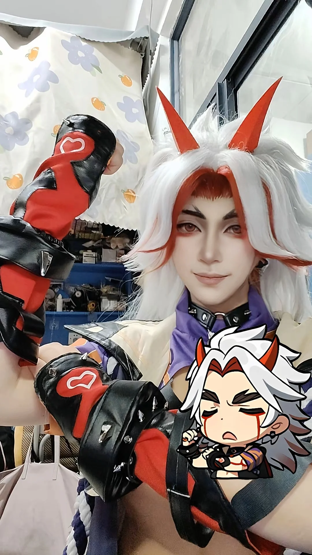 原神, cosplay, 生日贺图, 荒泷一斗cos, 鬼王大人 - 第2张
