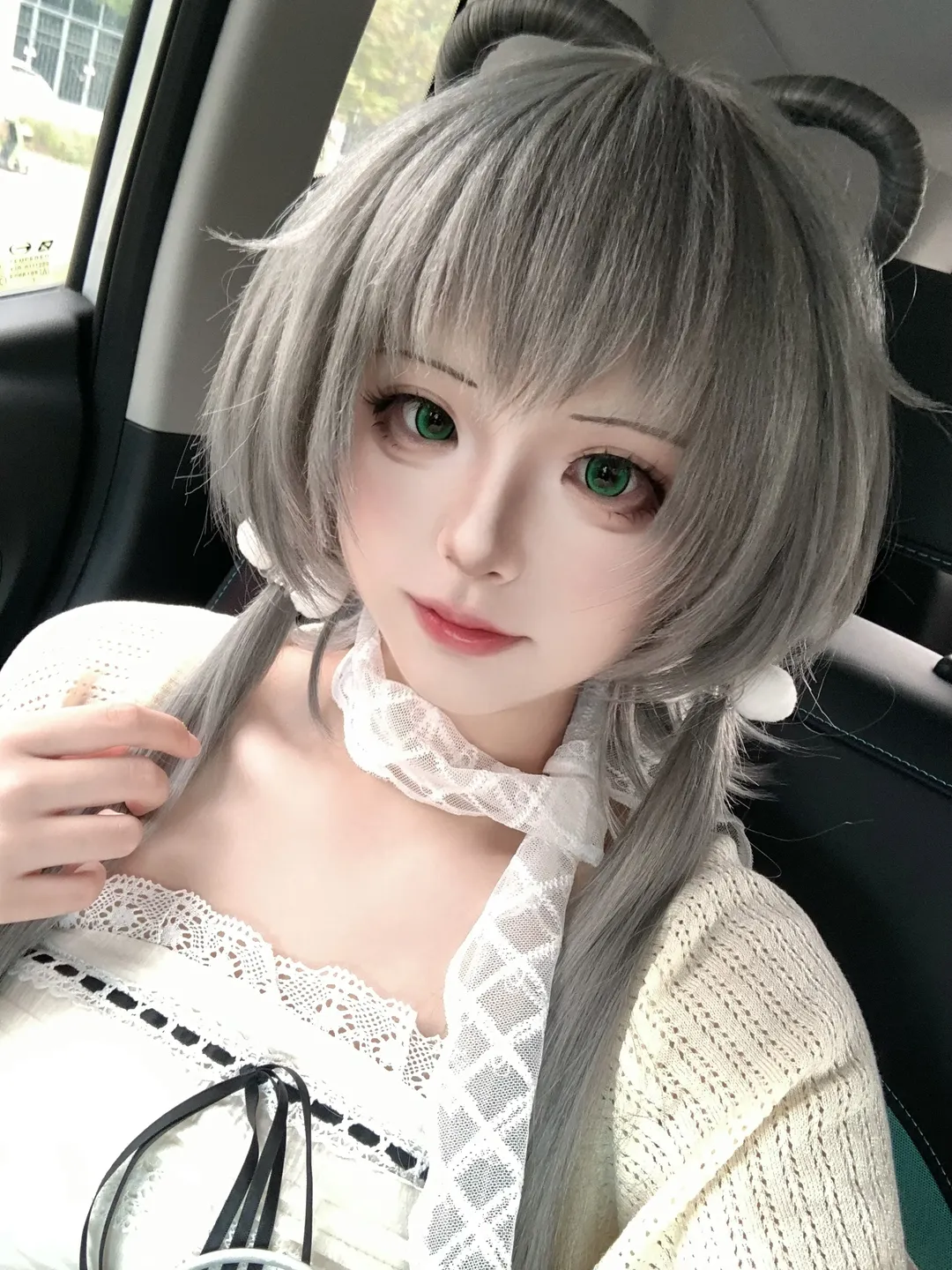 洛天依cos, cosplay日常, 二次元穿搭, VOCALOID, 银灰假发 - 第7张