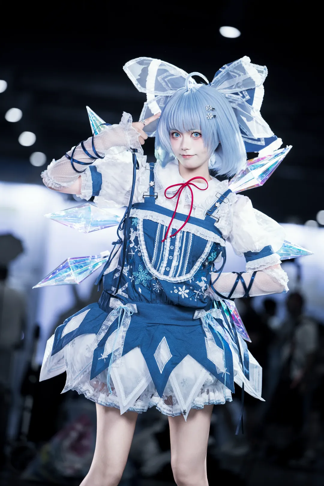 东方project, 漫展场照, cosplay摄影, 琪露诺cos, 二次元穿搭 - 第1张