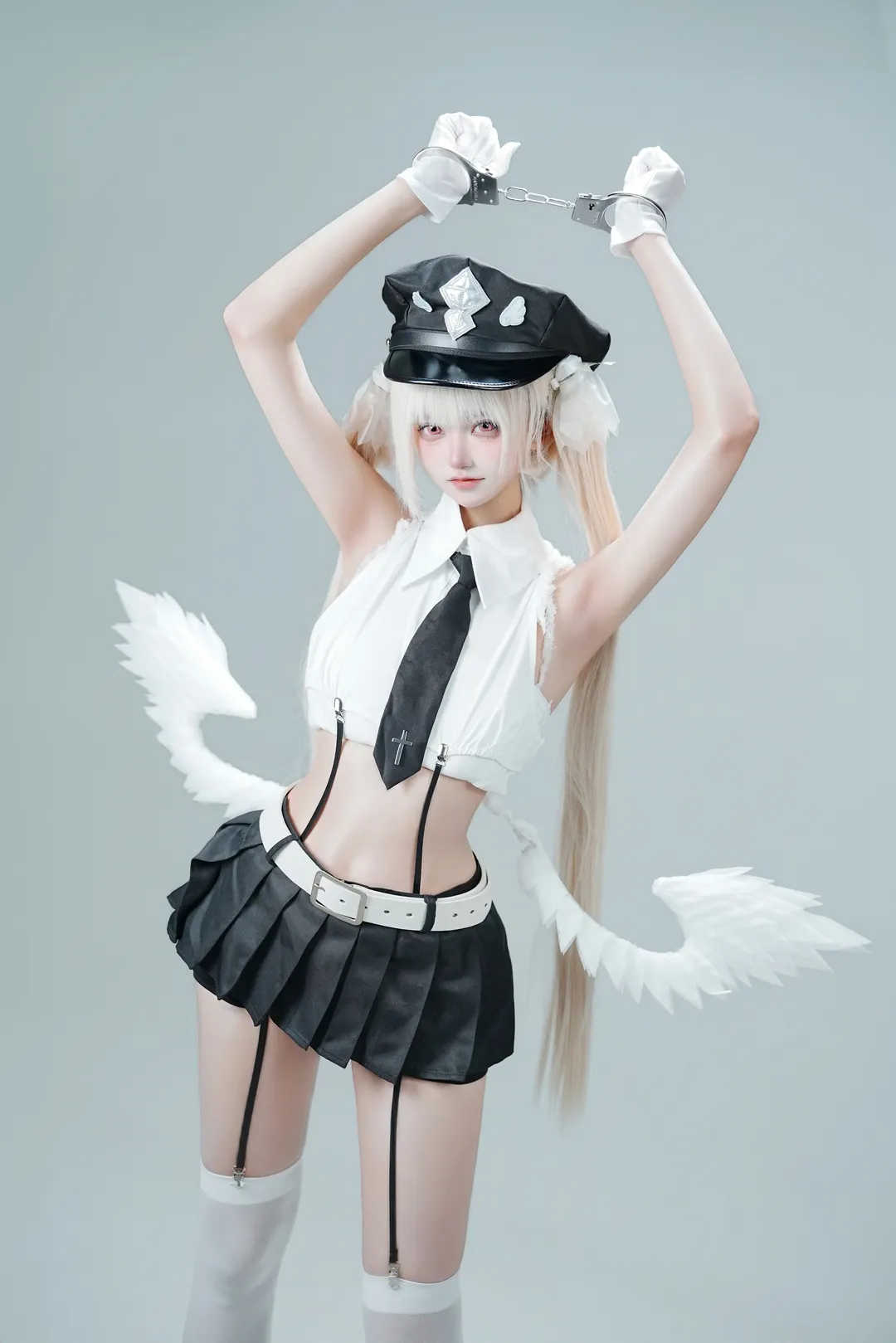 CARNEADEScos, rurudo, 天使女警cosplay, 二次元摄影棚拍, 萝莉cos穿搭 - 第1张