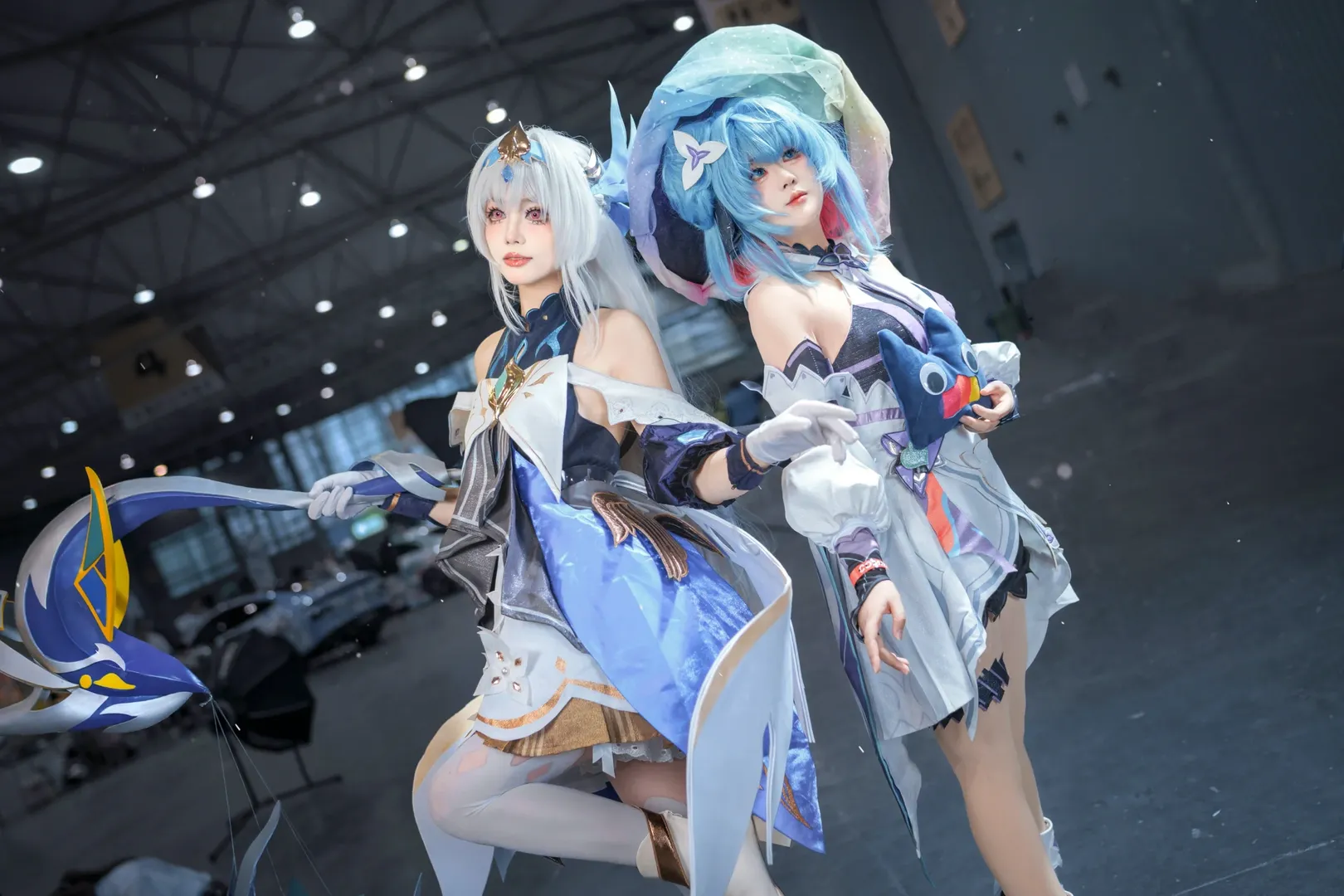 王者荣耀, 漫展cos, 双人cosplay, 大乔时之奇旅cos, 小乔时之魔女cos - 第1张