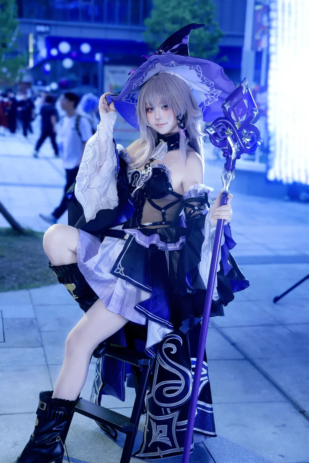 cosplay, 崩坏星穹铁道, 漫展返图, 大黑塔cos, 女巫装扮 - 第2张