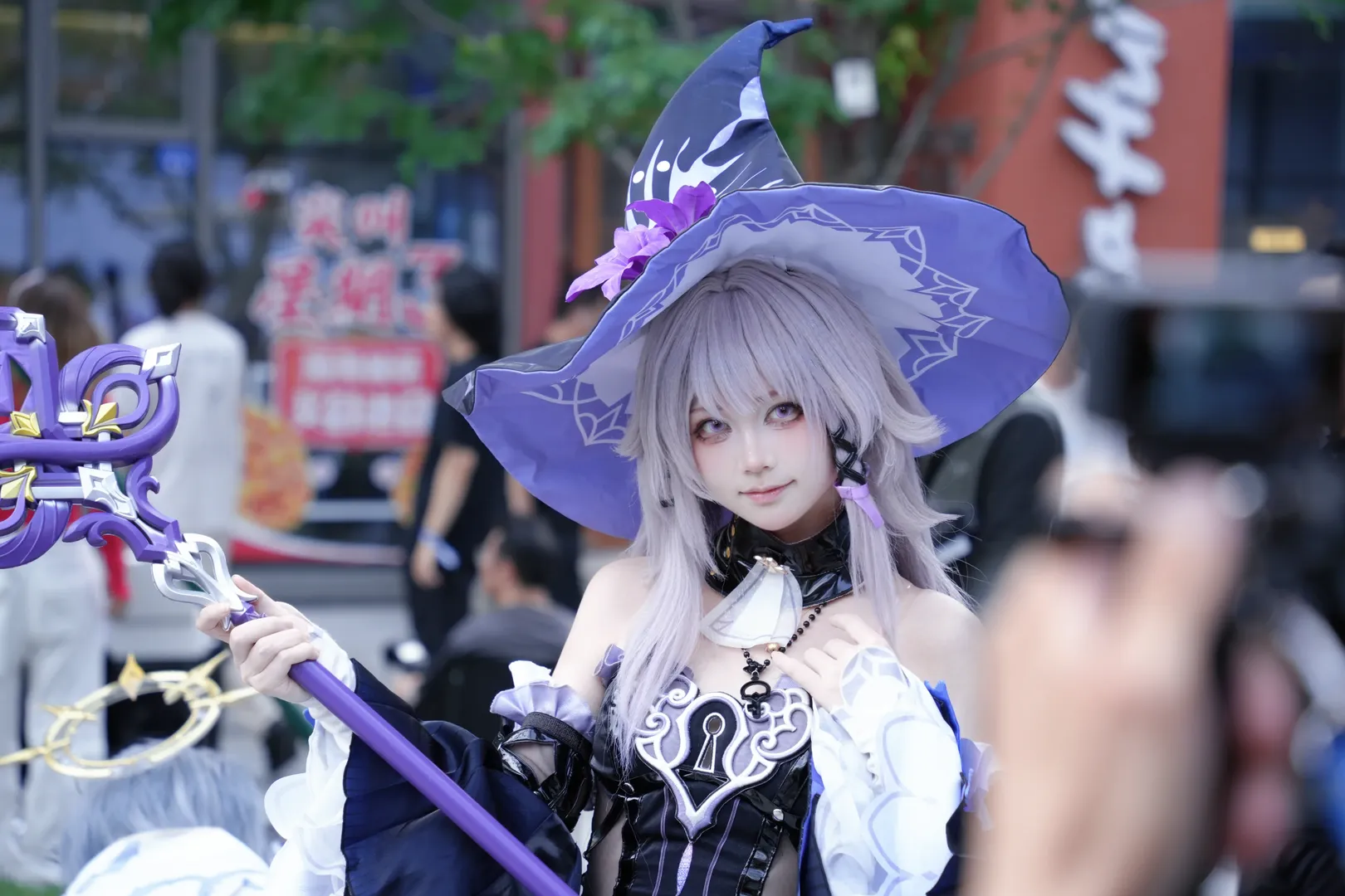 崩坏星穹铁道, 漫展cosplay, 大黑塔cos, 魔女装扮, Coser日常 - 第1张