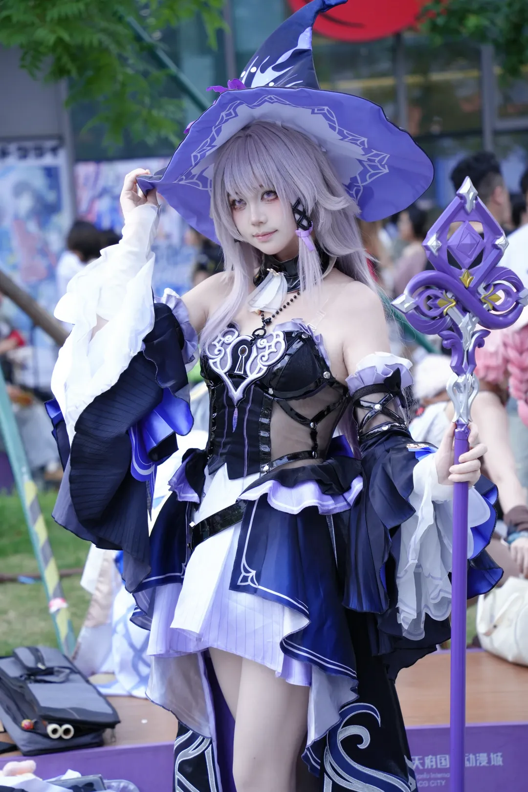 崩壞星穹鐵道, 漫展cosplay, 大黑塔cos, 魔女裝扮, Coser日常