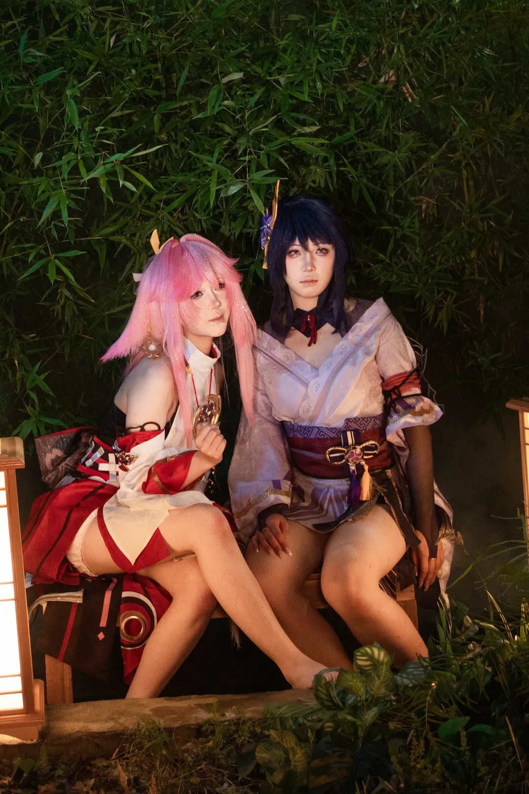 原神cos, 古风人像, cosplay后期, 夜景氛围感, 相机正片 - 第2张