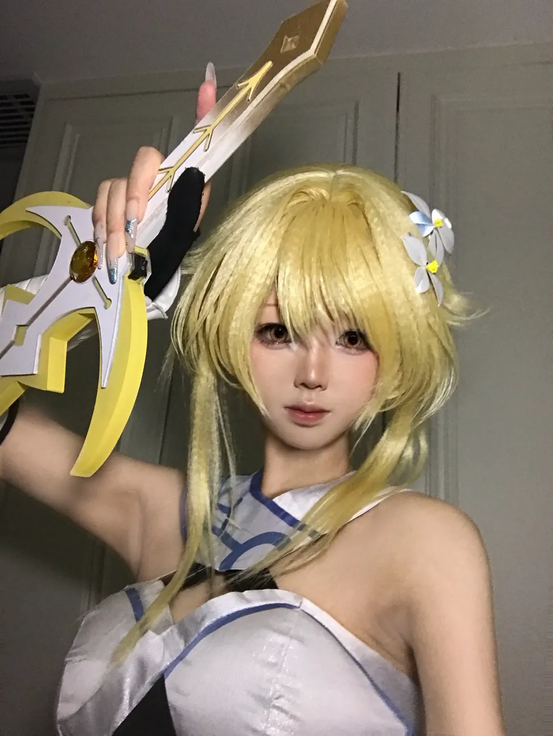 原神, 蛍 コスプレ, コスプレ小道具, 旅人コスプレ, 自然な雰囲気のコスプレ