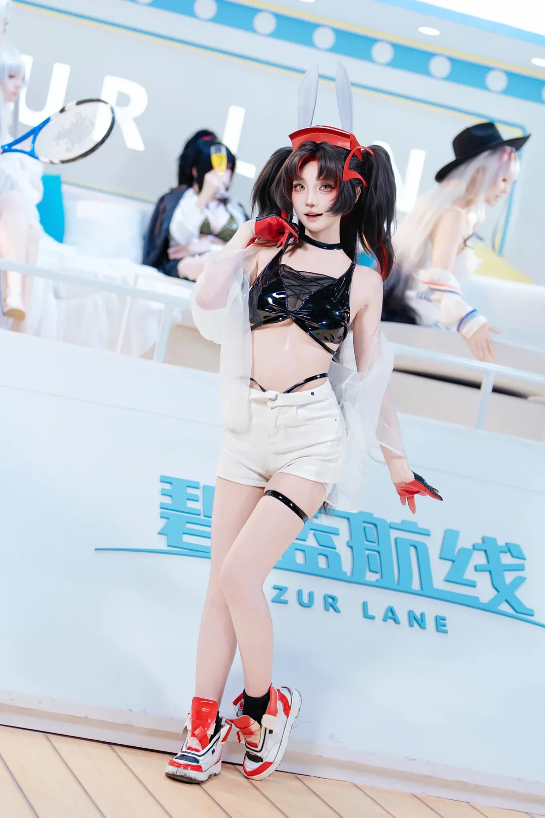 アズールレーン, テックウェアコーデ, 広州蛍火虫アニメエキスポ, 二次元コスプレ撮影, KMS Z52 コニーコスプレ - 5枚目
