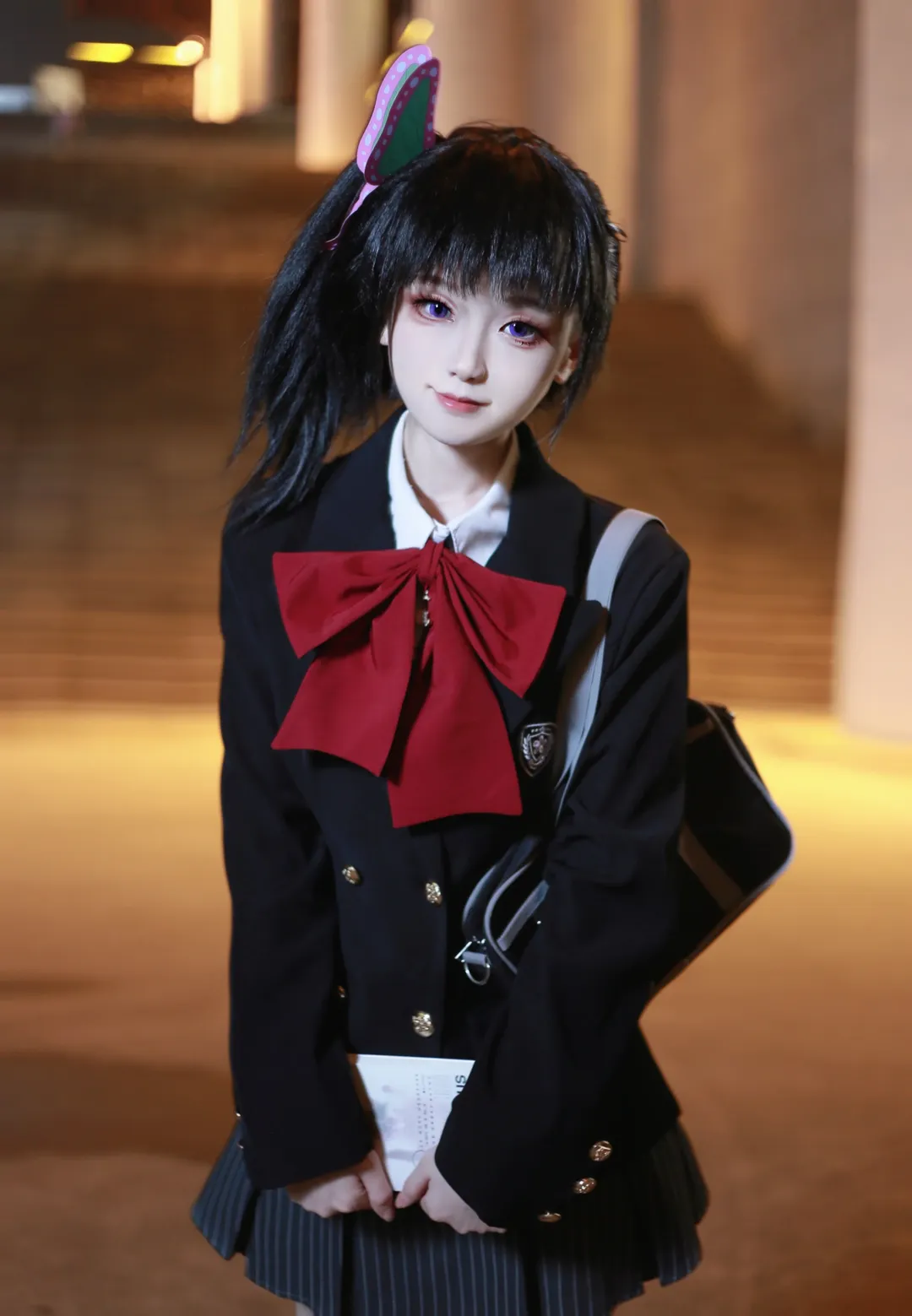 鬼灭之刃, 私设cos, 夜景cos, 蝴蝶忍cos, 学院风cos - 第4张