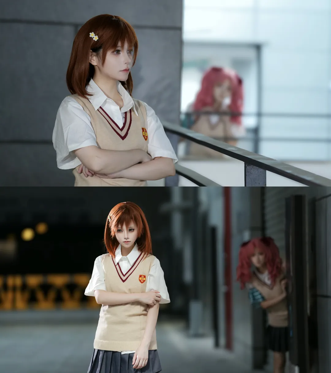cosplay摄影, 二次元校园, 某科学的超电磁炮, 御坂美琴cos, 黑琴cos - 第2张