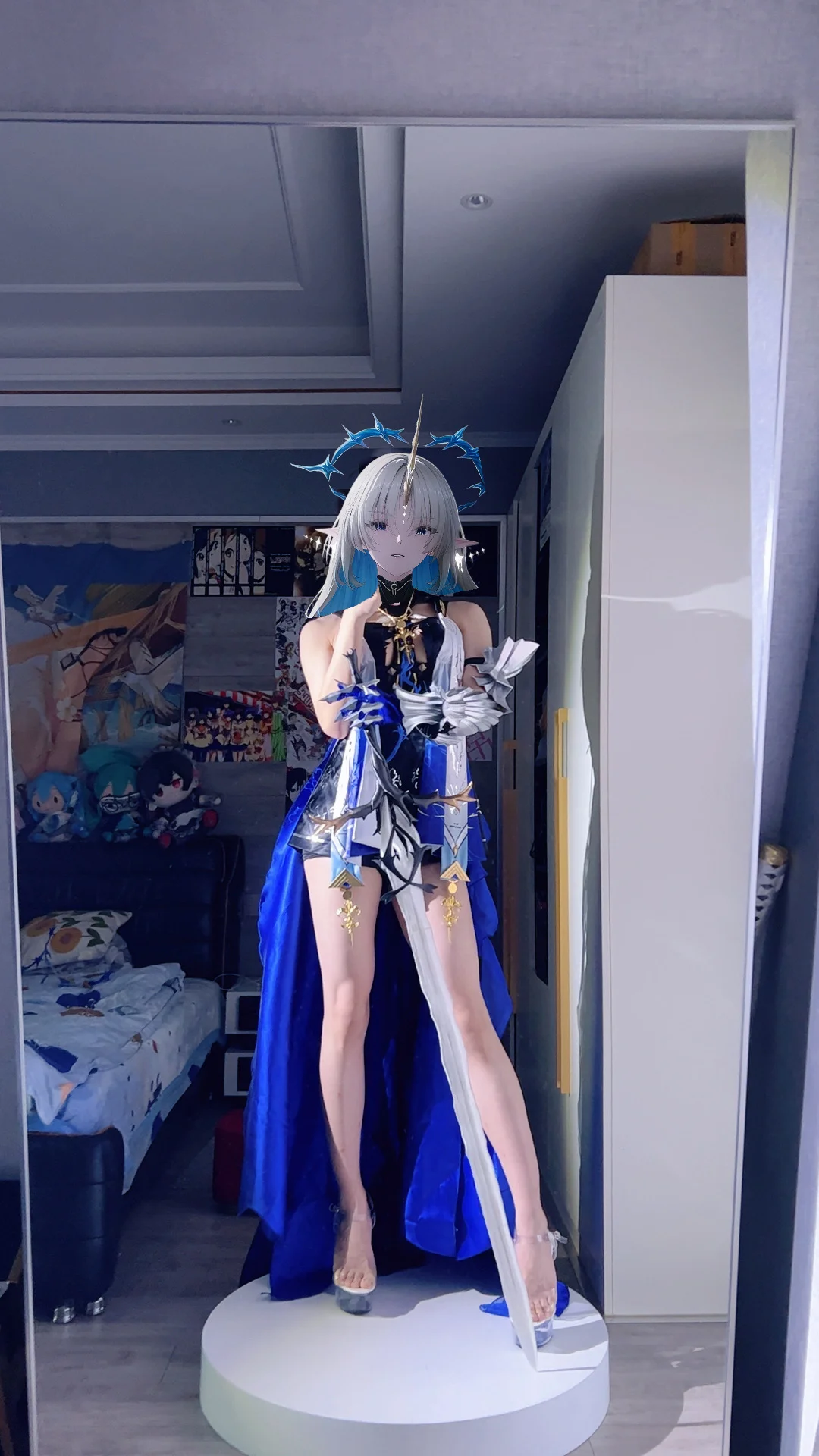 鳴潮, フルールドリス コスプレ, コスプレコーディネート, 七月ニャン家, コスプレ小道具の改造