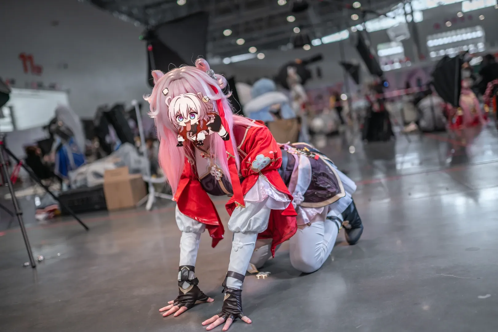 崩坏星穹铁道, 漫展返图, 三月七cos, 仙舟cosplay, 抽象pose