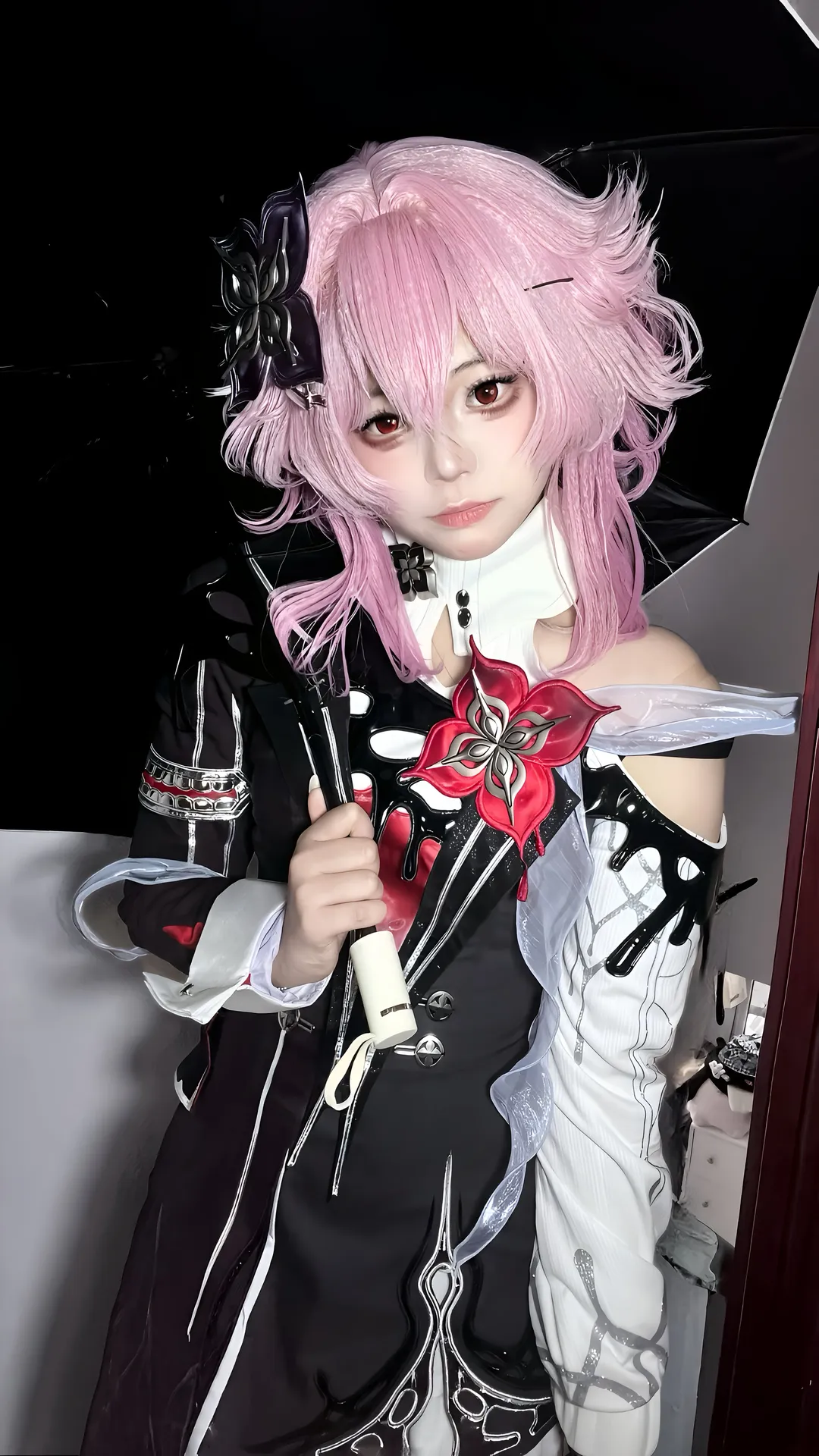 Honkai: Star Rail, Anime cosplay, Convention photography, Evernight cosplay, Pink wig