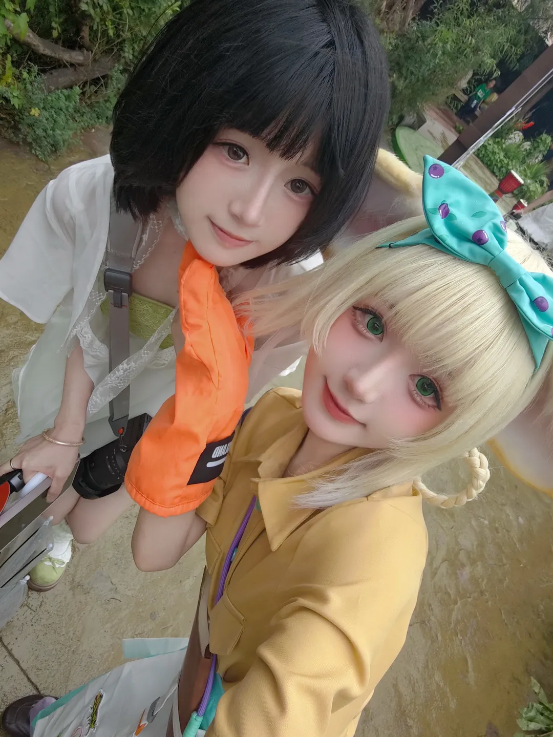 明日方舟, 二次元日常, 外景cosplay, 红山动物园联动, 妖妹cos
